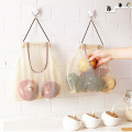 DEQI Reusable Mesh Shopping Bag Food Grocery Bag Storage Kitchen Hanging Wall Organizer Toy Storage Bag